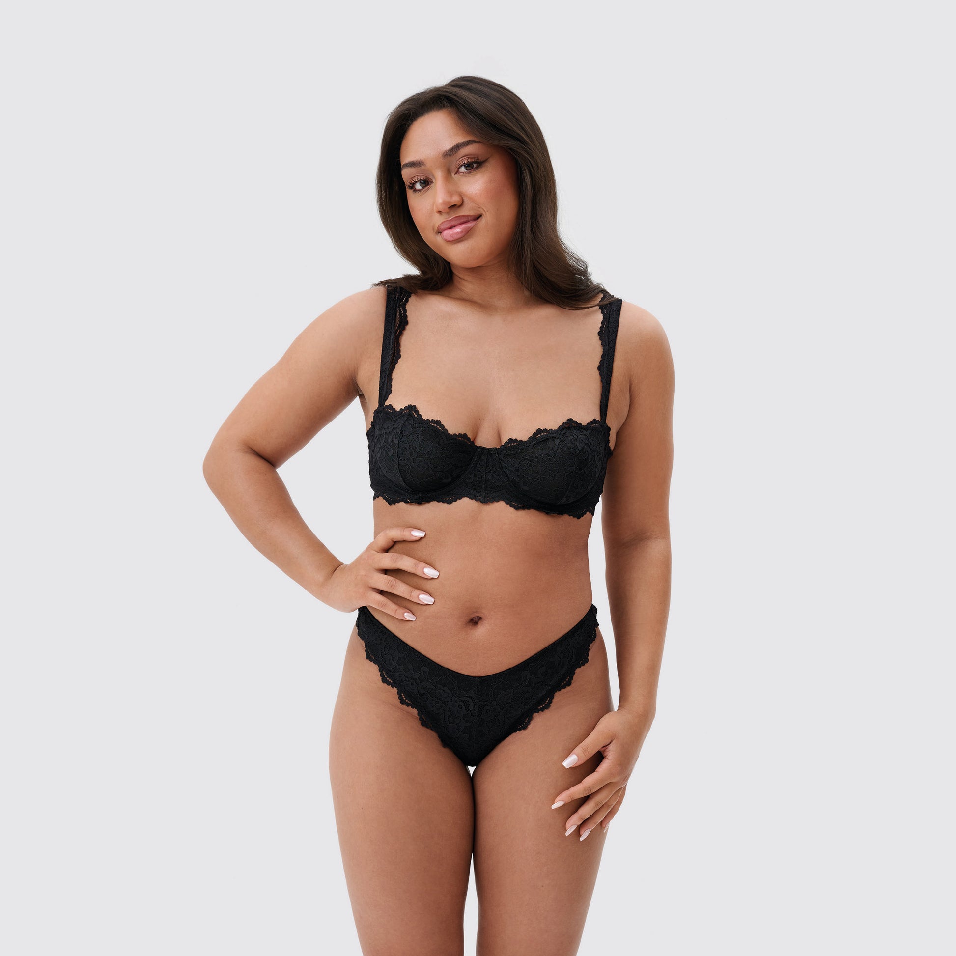 VDAY Lace Balconette Bra