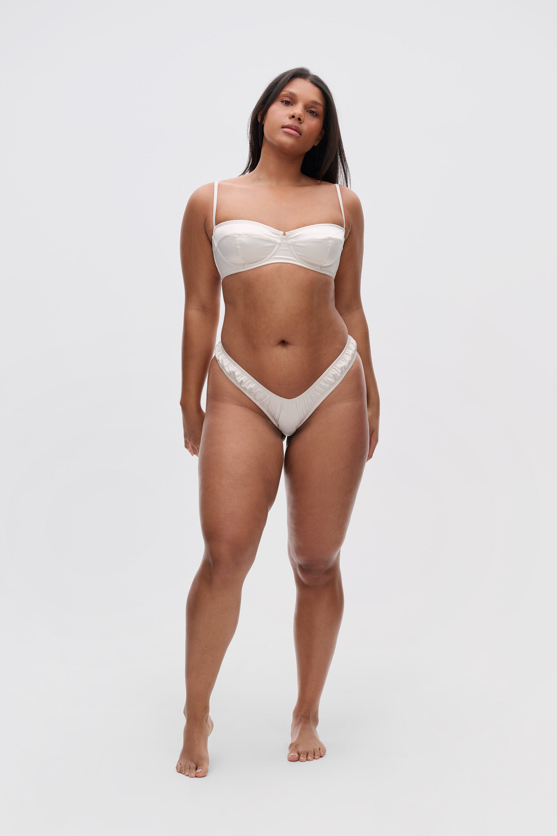 Satin Balconette bra